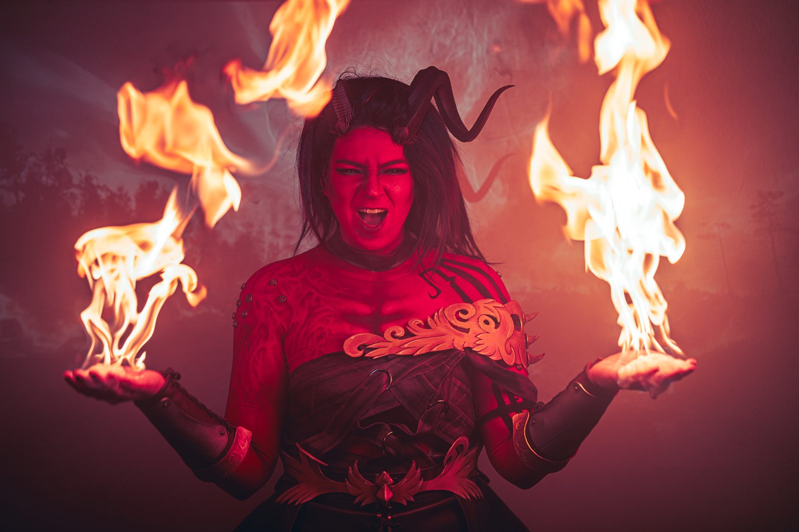 Tiefling cosplay reference