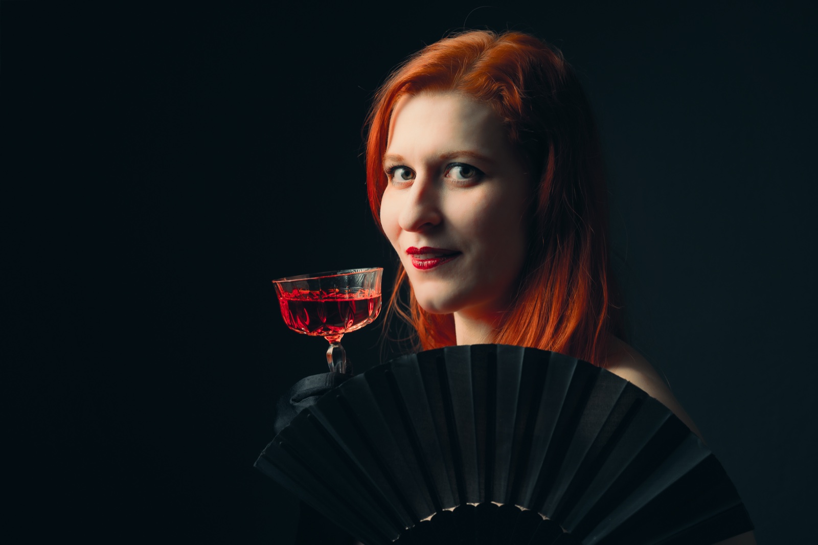 Noir glamour portrait shoot